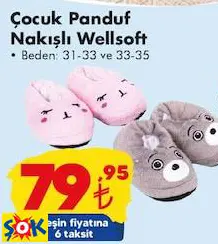 ÇOCUK PANDUF NAKIŞLI WELLSOFT ÇOCUK PANDUF NAKIŞLI WELLSOFT